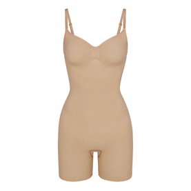 SKIMS Mid Thigh Bodysuit Clay