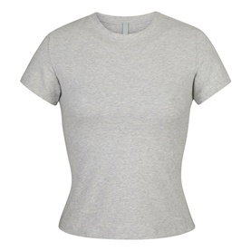 SKIMS T-Shirt Light Heather Grey
