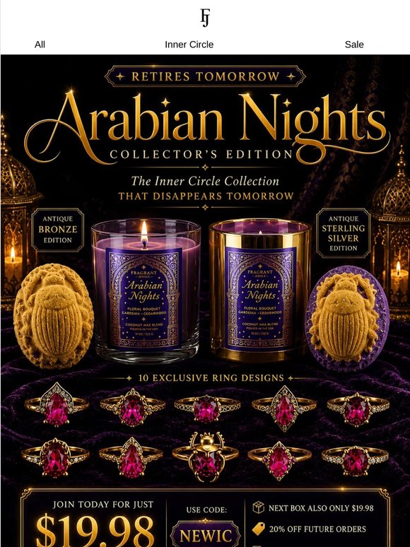 Arabian Nights Goes Away Soon 🌙 $19.98 Now