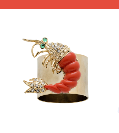 shrimp napkin holders