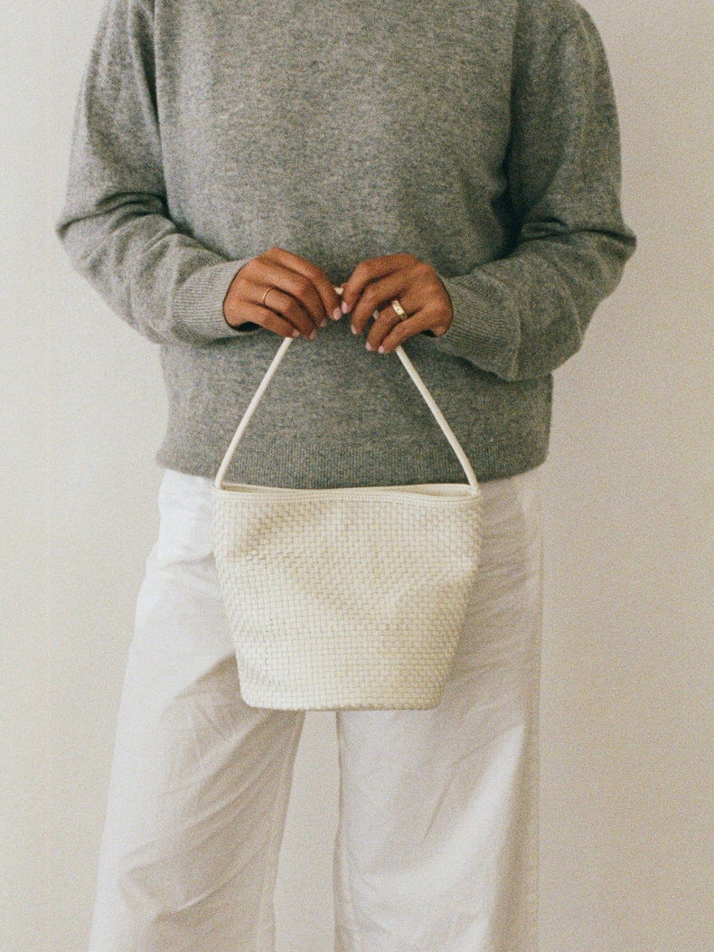 Vancouver Woven Bucket Bag