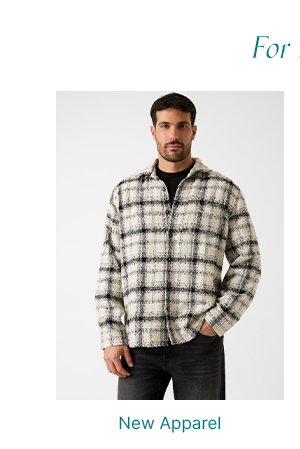 Shop men's new apparel