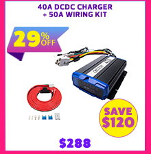 40A DCDC Charger with 50A Wiring Kit