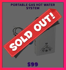 Portable Gas Hot Water System - Sold Out