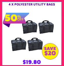 4 x Polyester Utility Bags