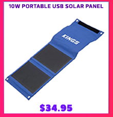 10W Portable USB Solar Panel