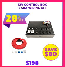 12V Control Box + 50A Wiring Kit