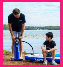 Triple-Action Inflatable Paddle Board Pump