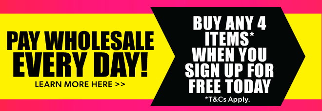 Pay Wholesale Every Day!