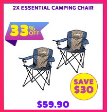 2x Essential Camping Chair