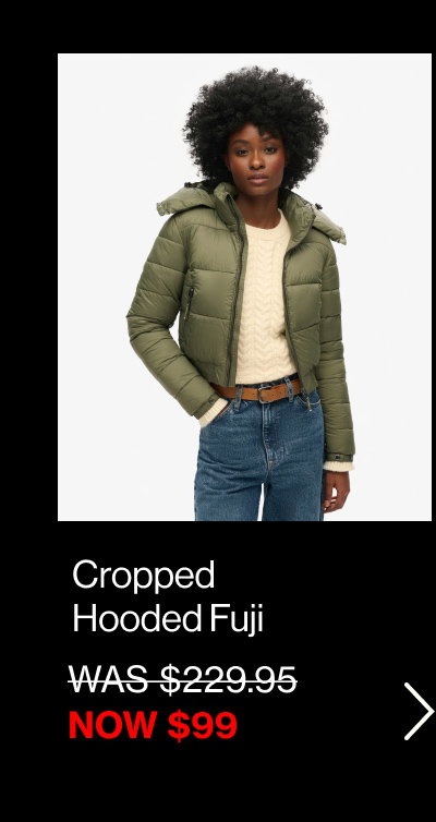 Crop Hooded Fuji