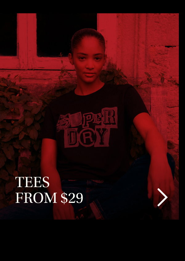 Tees from $29