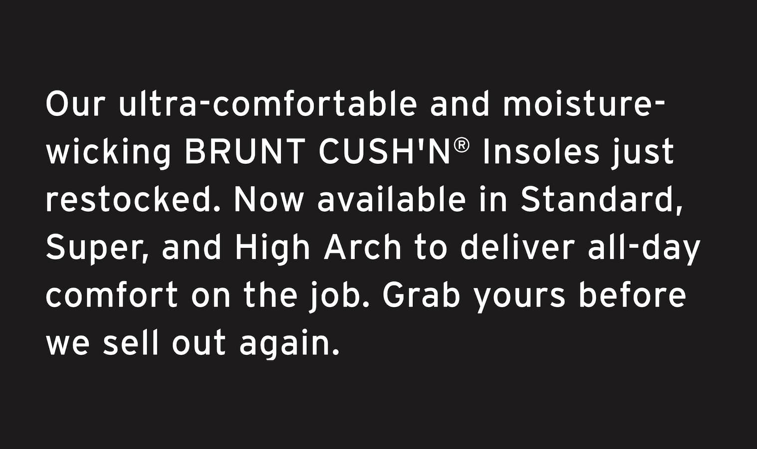 BRUNT Insoles