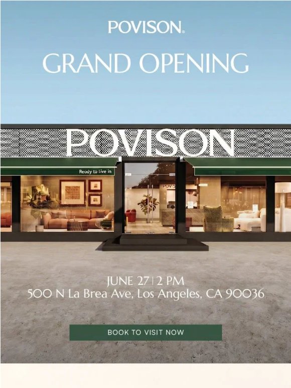 You're Invited: POVISON LA Flagship Opening