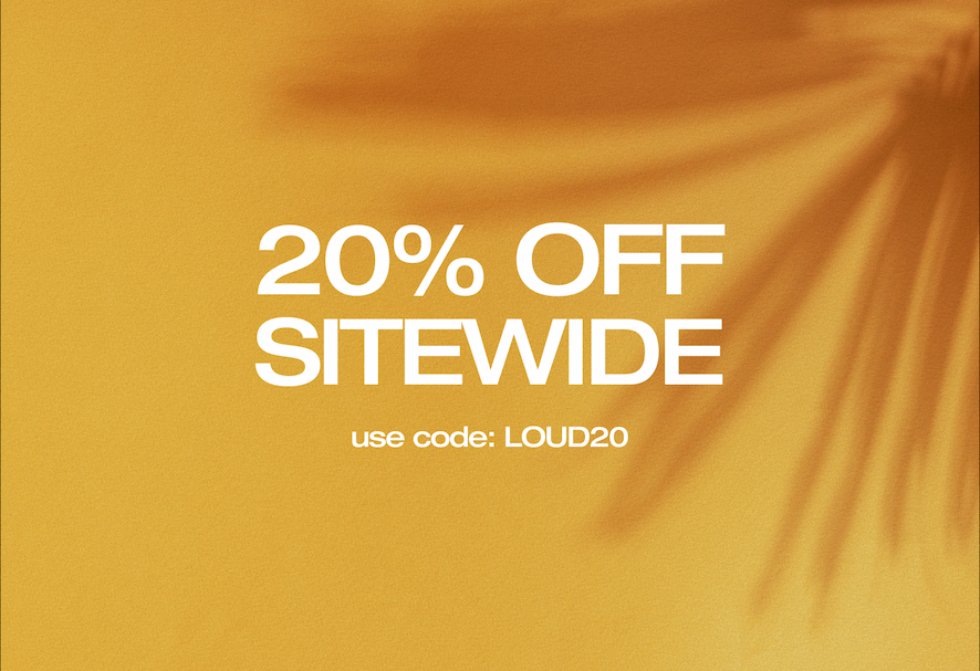 20% OFF SITEWIDE