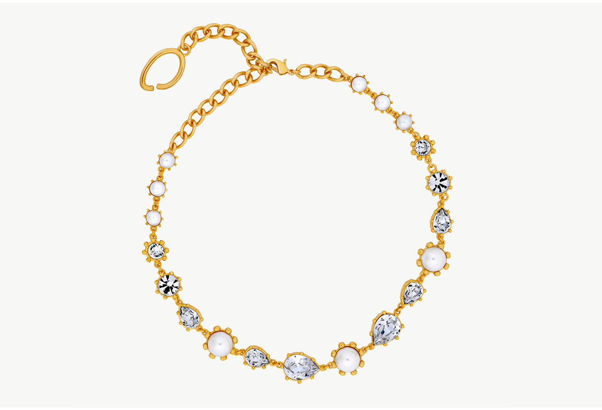 Faceted Crystal Necklace