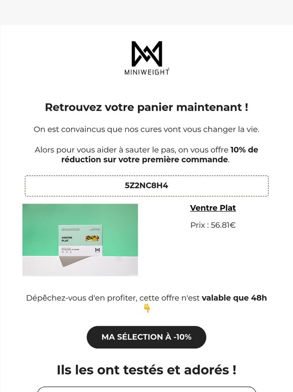 -10% sur votre première commande !