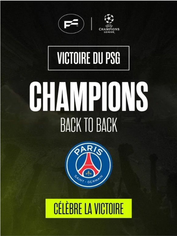 Victoire ! Back to Back du PSG !