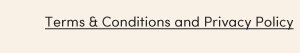 Terms & Conditions