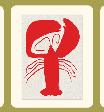 Tabby Booth Lobster Print