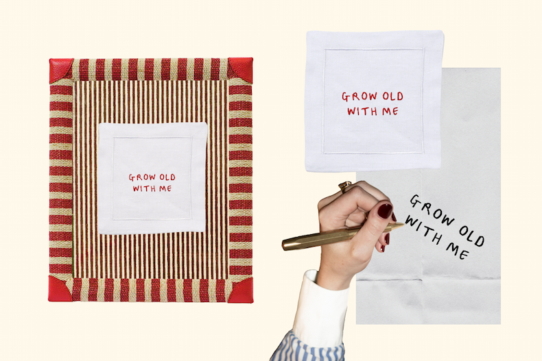 Handwritten Linen Coasters
