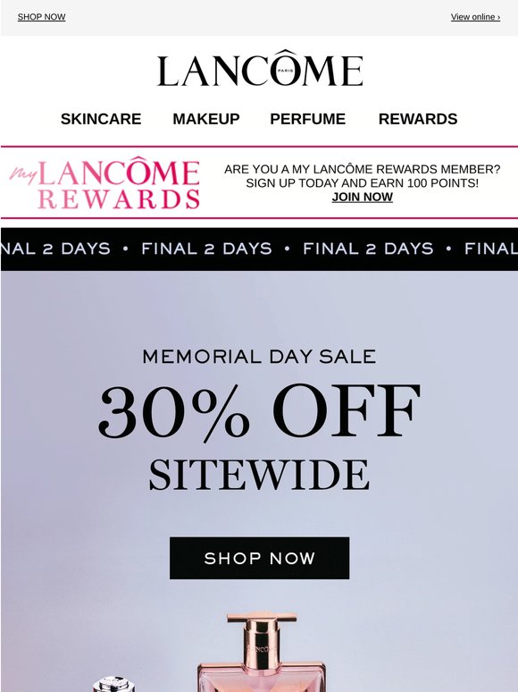 30% OFF Sitewide Ends Tomorrow! 🚨