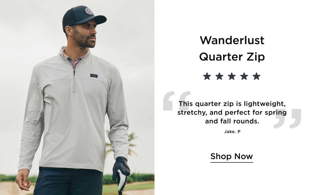 Wanderlust Quarter Zip 