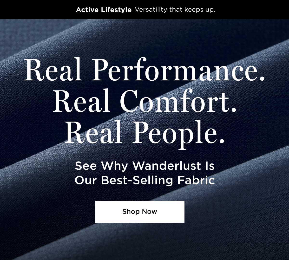 Real Peformance. Real Comfort. Real People. 
