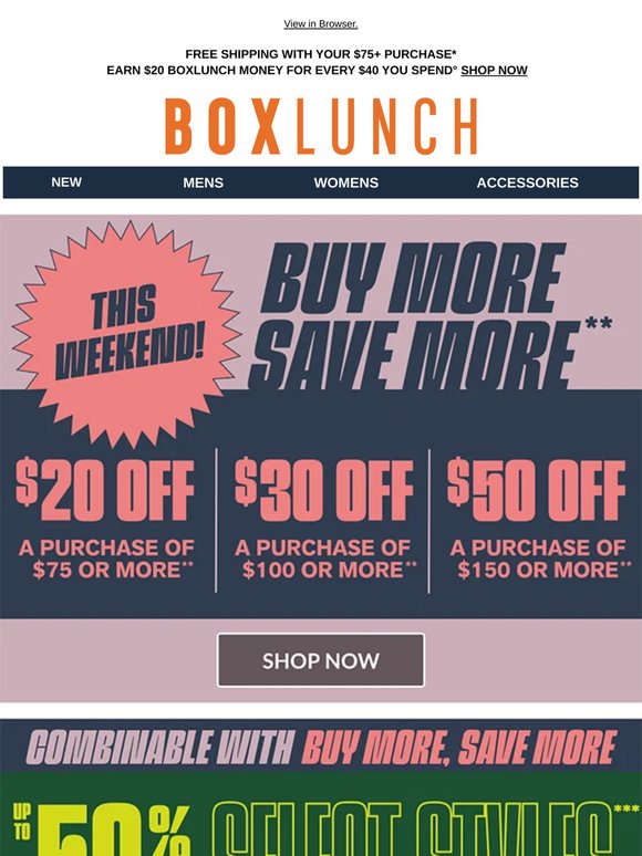 Buy More, Save More 🧨