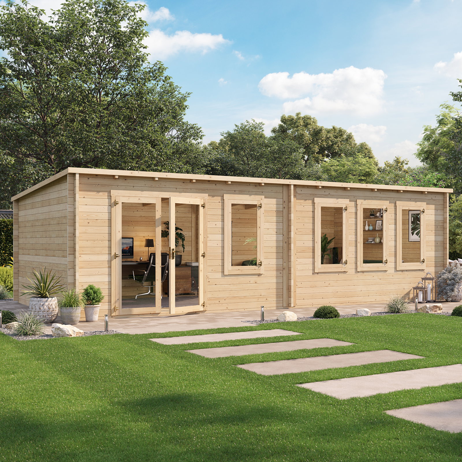 Image of BillyOh Fraya Max Pent Log Cabin