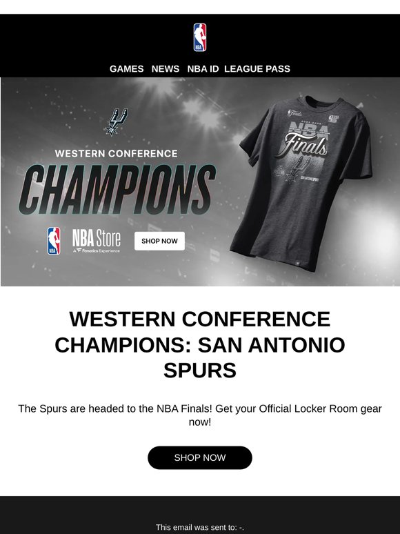 The San Antonio Spurs are Western Conference Champions!