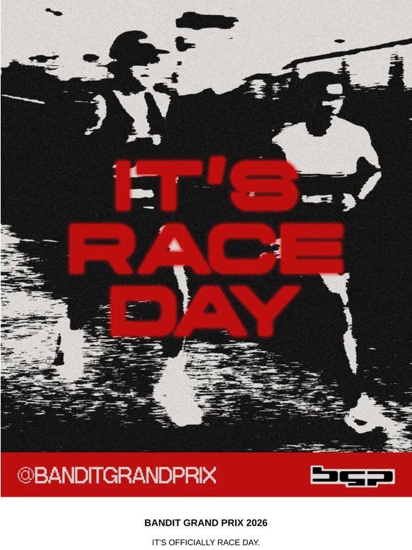RACE DAY IS OFFICIALLY HERE 🏁