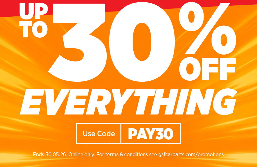 Up To 30% Everything - Use Code PAY30