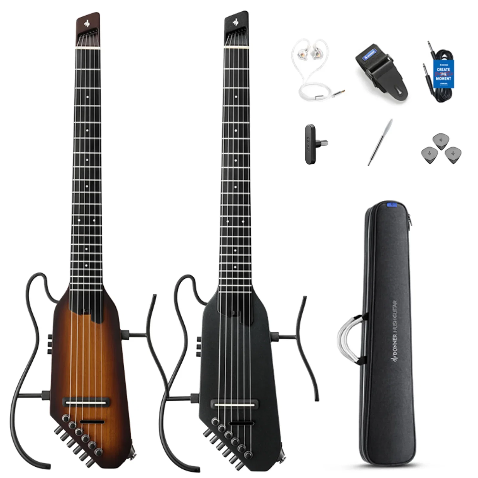 Donner HUSH C Nylon Acoustic-Electric Guitar
