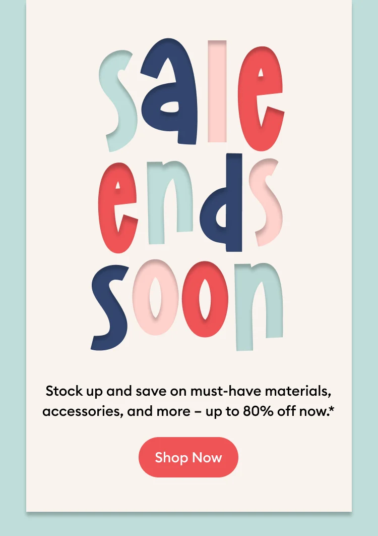 Sale ends soon.