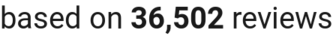 number of reviews