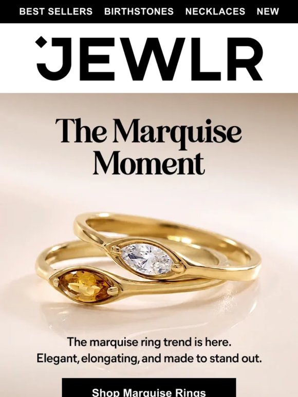Everyone’s Falling for Marquise Rings