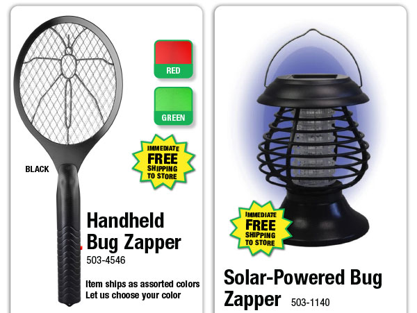 Handheld Bug Zapper - ONLY $2.99 After Rebate*!