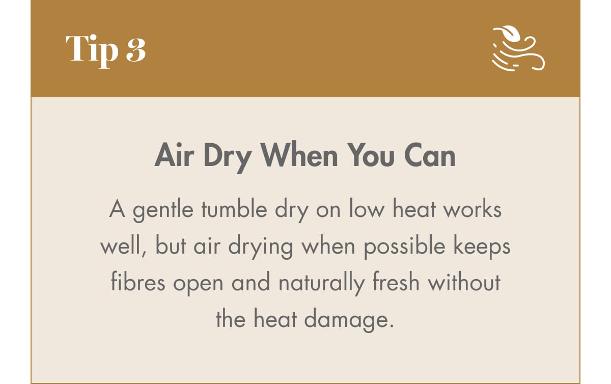 Tip 3: Air Dry When You Can