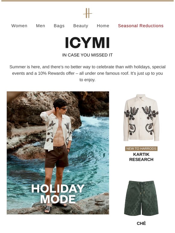 Your summer holiday packing list