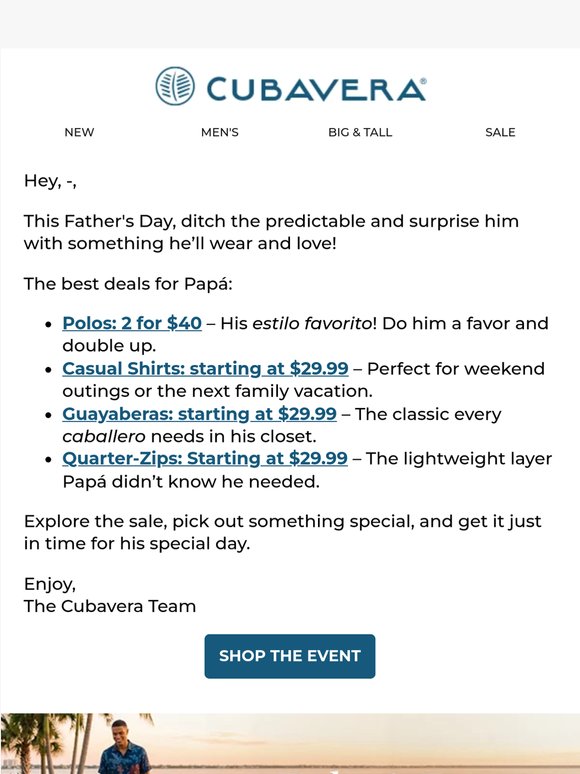 Father’s Day Gifting Made Fácil!