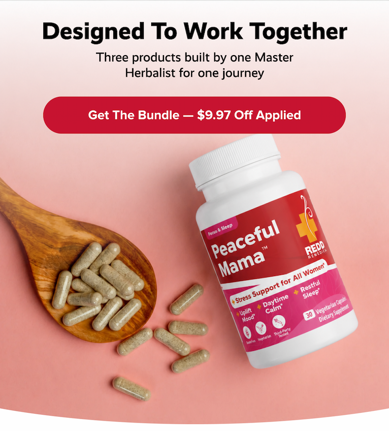 Designed to work together | Three products built by one Master Herbalist for one journey | Get the Bundle — $9.97 Off Applied
