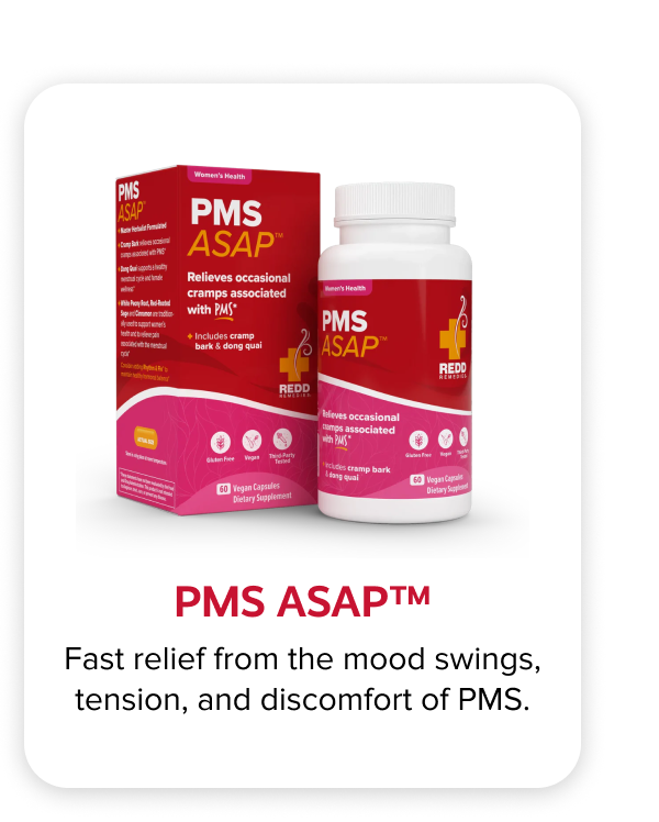 PMS ASAP™  | Fast relief from the mood swings, tension, and discomfort of PMS.
