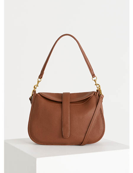 Front Tab Crossbody Bag