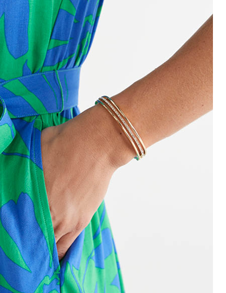 Diamante Hinge Bangle