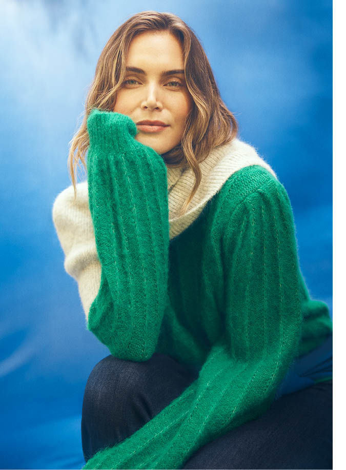 Boat Neck Fluffy Jumper