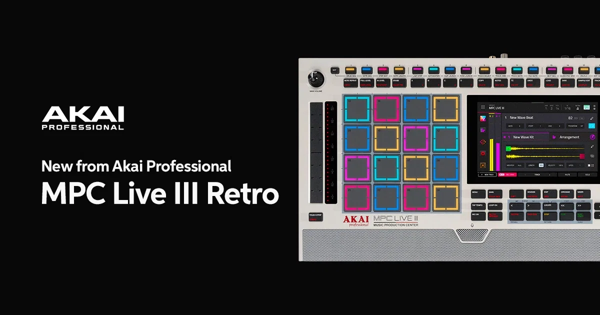 The Akai Professional MPC Live III Retro Edition — Game-changing Beat Making
