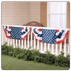 361310 American Flag Bunting