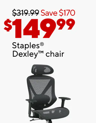 This week only! Memorial Day Deals
$259.99 Sharper Image S-600 heated massage chair
$149.99 Staples Dexley chair
$229.99 Sharper Image S-850 heated massage chair
