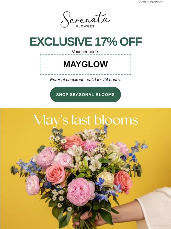 One last moment for May 🌼